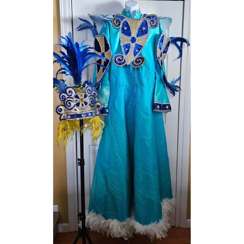 2024 Mummers Parade Costume Medieval Knight Crusader Royal Armor Helmet Angel 4